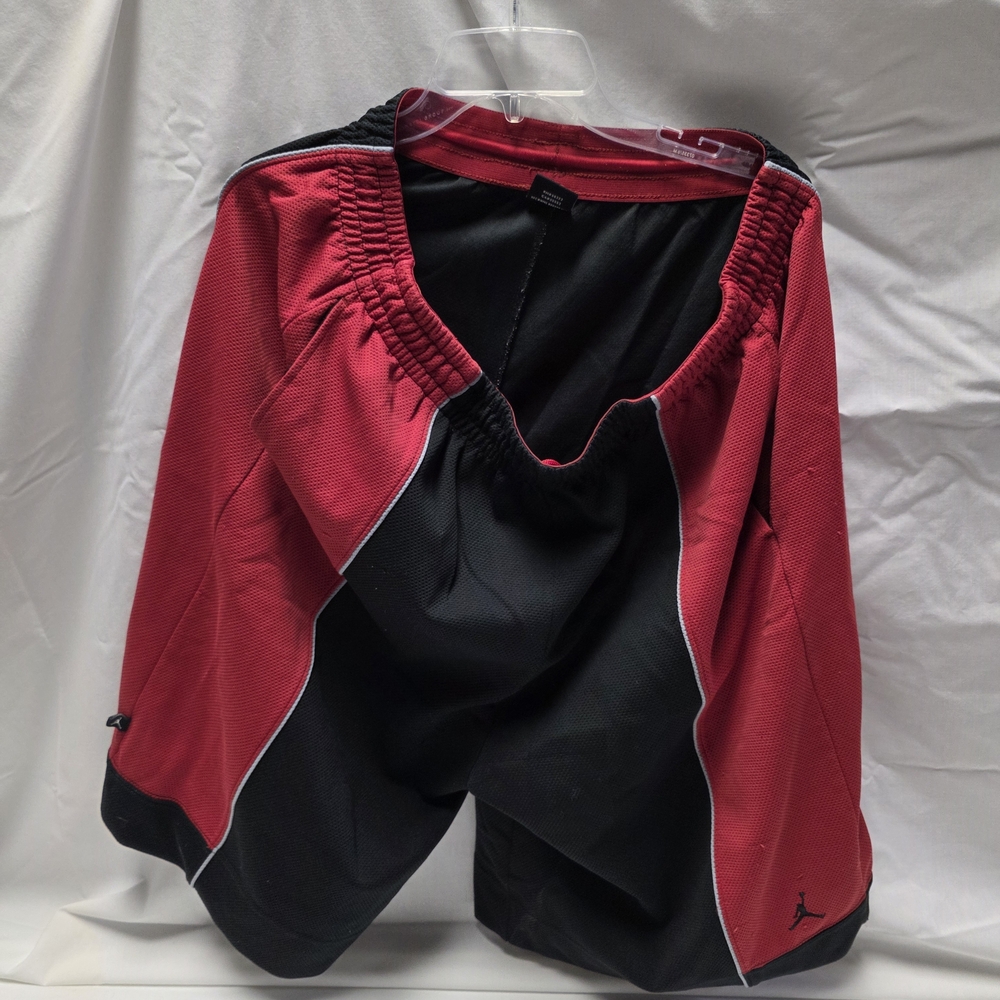 Jordan Red and Black Athletic Shorts